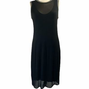 MNG Casual Sheer Little Black Dress Size XS